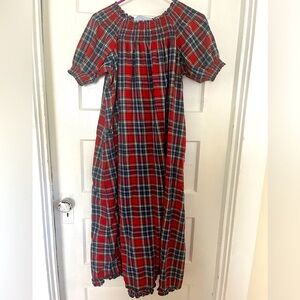 Hill House Red Plaid Nap Dress